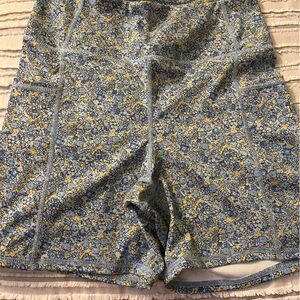Floral biker shorts